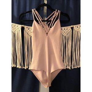 Nude/blush bodysuit